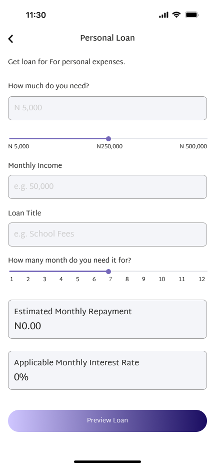 Personal Loan