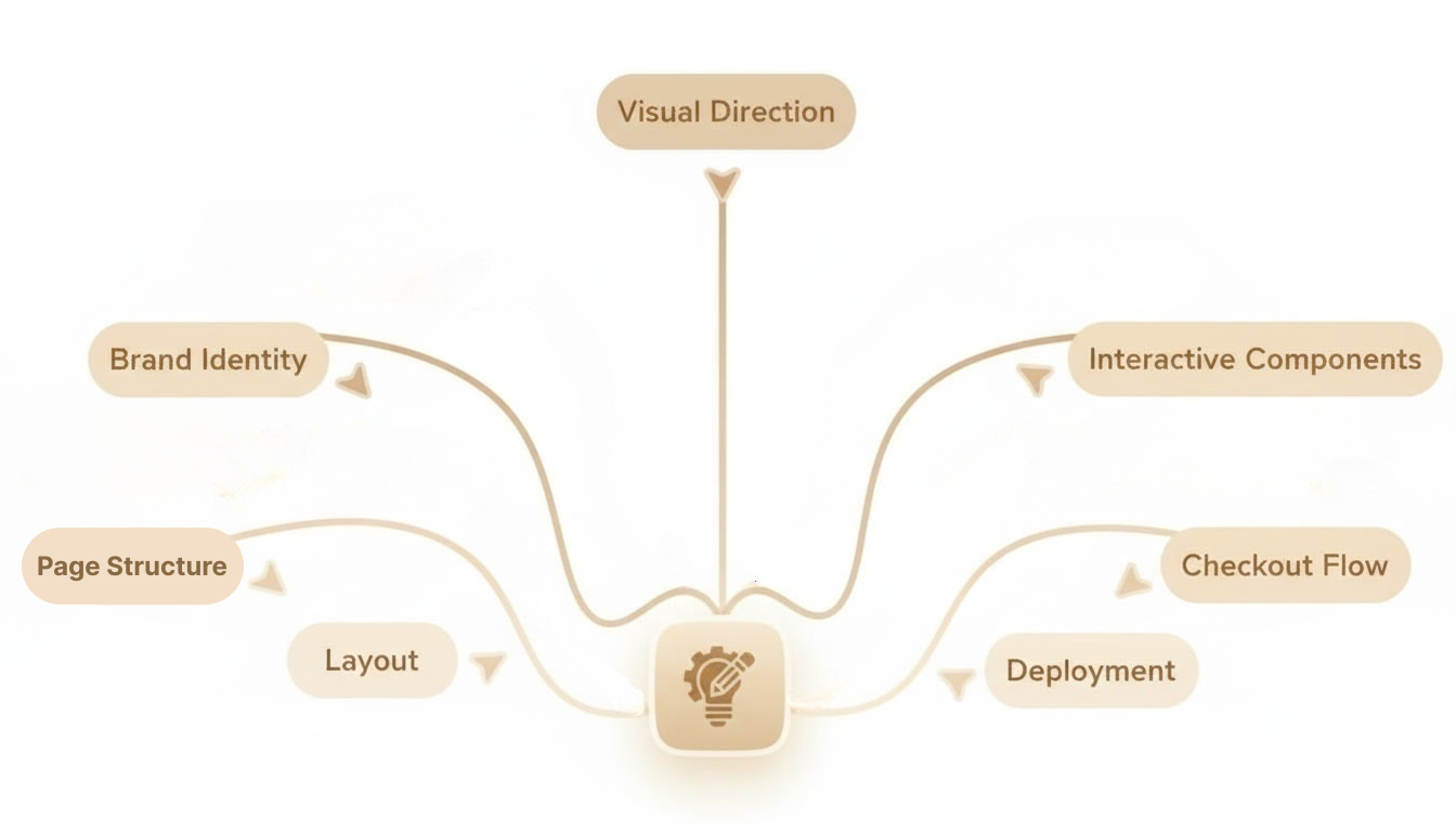 Design process screenshots