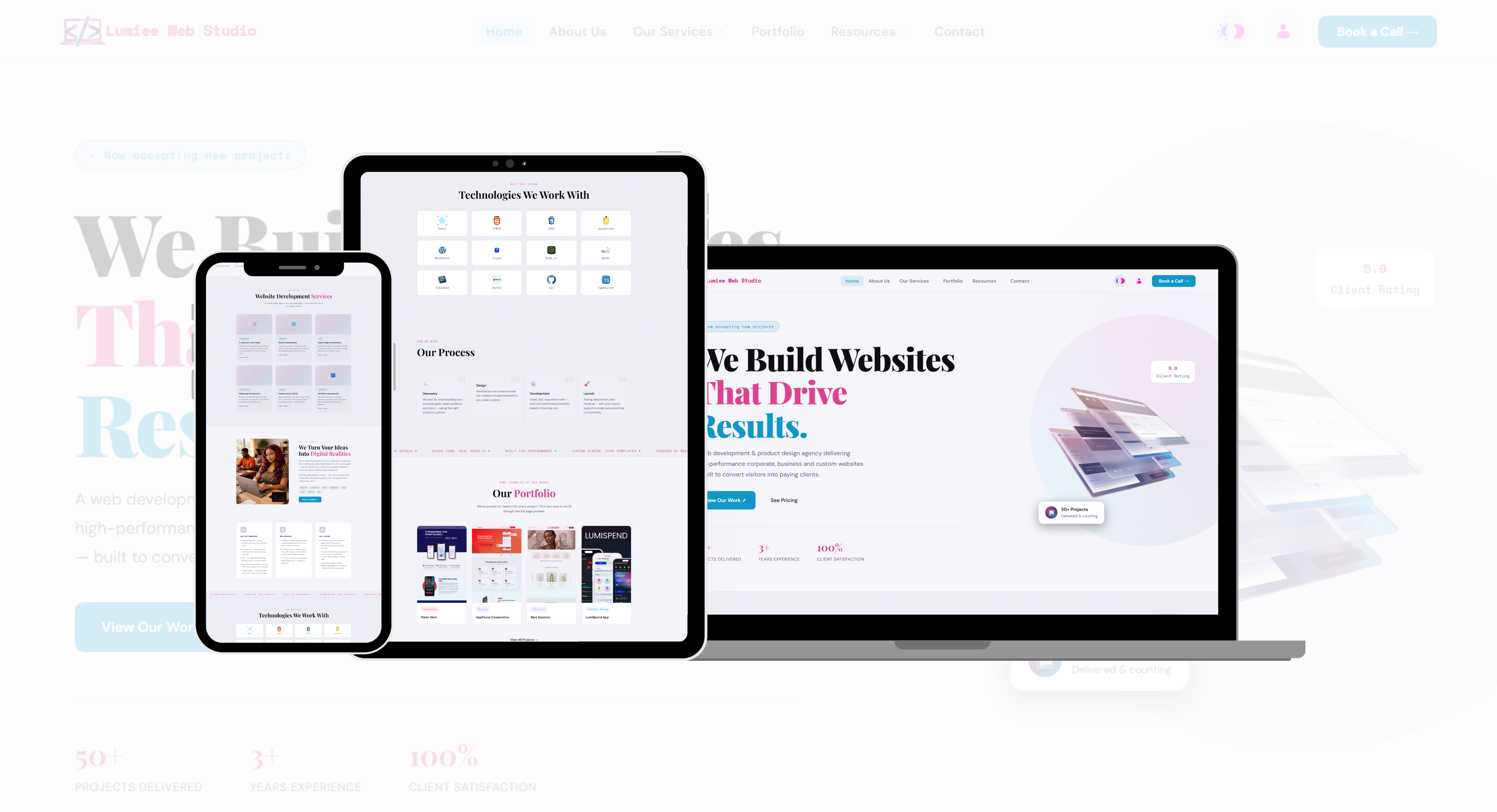 Lumiee Web Studio Website