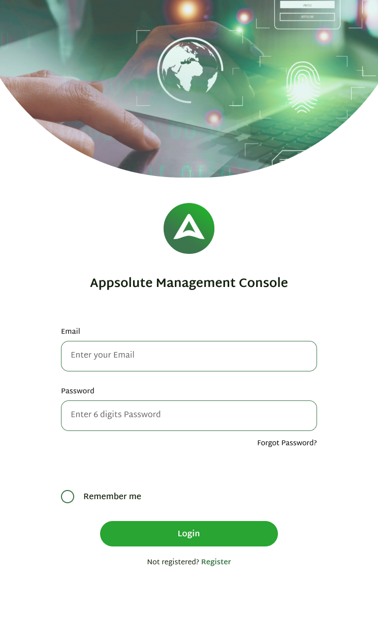 Login Tablet