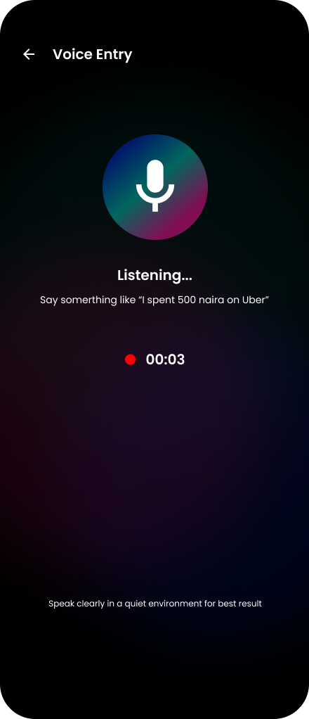 Voice Input